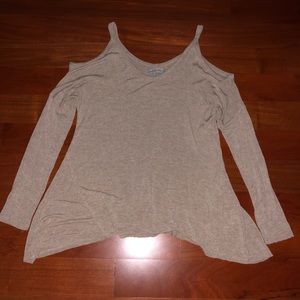 Abercrombie shoulderless shirt